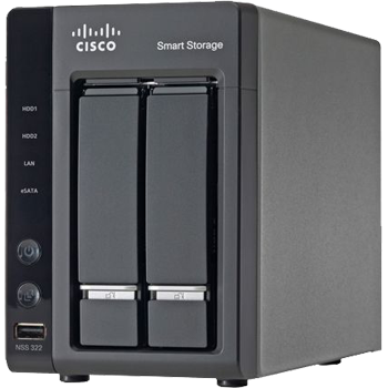 Cisco NSS 322 з 4 Тбайт (NSS322D04-K9)