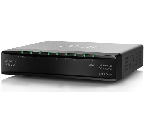 Комутатор Cisco SF100D-08 (SD208T) Комутатор Cisco SF100D-08 (SD208T)