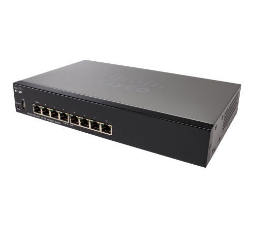 Комутатор Cisco SB SF350-08-K9-EU