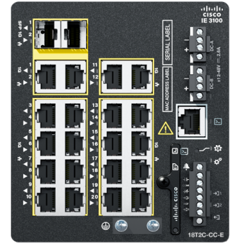 Комутатор Cisco IE-3100-18T2C-CC-E Комутатор Cisco IE-3100-18T2C-CC-E
