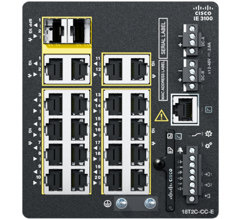Комутатор Cisco IE-3100-18T2C-CC-E