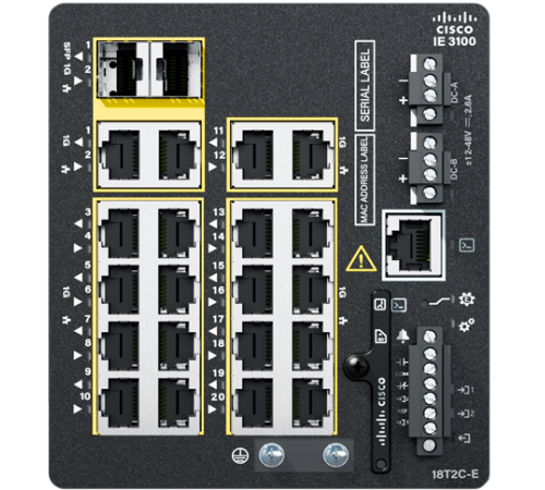 Комутатор Cisco IE-3100-18T2C-E
