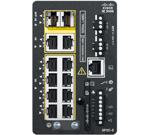 Комутатор Cisco IE-3100-8P2C-E