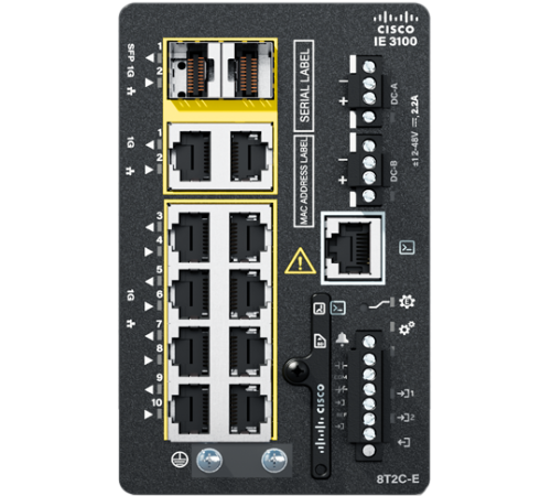 Комутатор Cisco IE-3100-8T2C-E