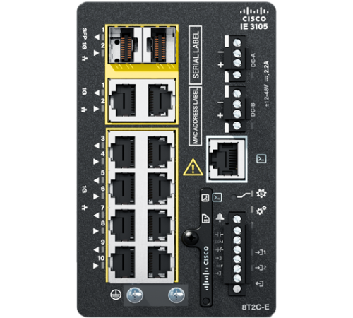 Комутатор Cisco IE-3105-8T2C-E