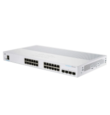 Комутатор Сisco CBS250-24P-4X-EU