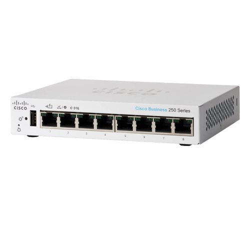 Комутатор Cisco CBS250-8T-D
