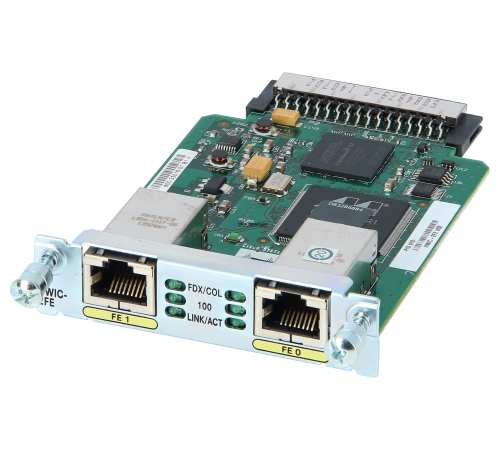 Інтерфейсний модуль Cisco HWIC-2FE= Інтерфейсний модуль Cisco HWIC-2FE=