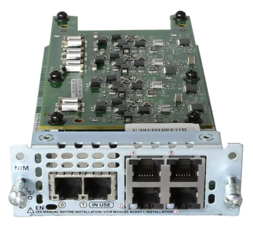 Інтерфейсний модуль Cisco NIM-2FXS/4FXO=
