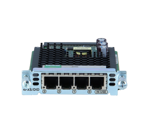 Інтерфейсний модуль Cisco VIC3-4FXS/DID=
