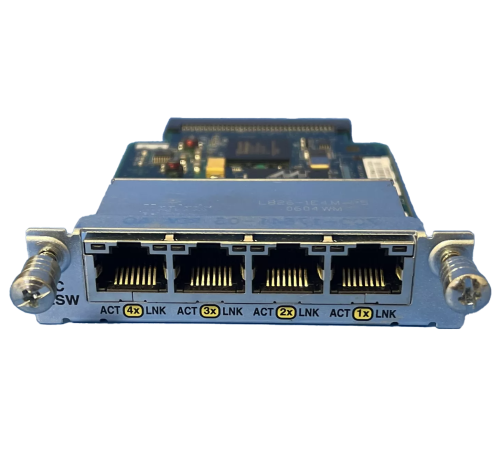 Інтерфейсний модуль Cisco WIC-4ESW= Інтерфейсний модуль Cisco WIC-4ESW=