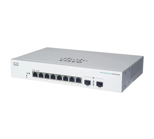 Комутатор Cisco CBS220-8T-E-2G-EU