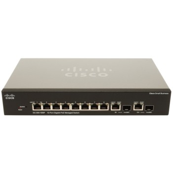 Комутатор Cisco SB SG300-10MP (SRW2008MP-K9-EU)