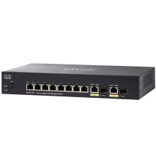 Комутатор Cisco SB SG350-10MP-K9 (SG350-10MP-K9-EU) Комутатор Cisco SB SG350-10MP-K9 (SG350-10MP-K9-EU)
