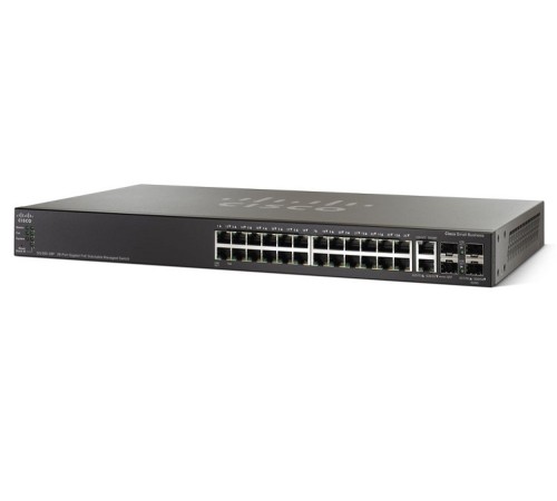 Комутатор Cisco SB SG500-28P (SG500-28P-K9-G5-EU) Комутатор Cisco SB SG500-28P (SG500-28P-K9-G5-EU)