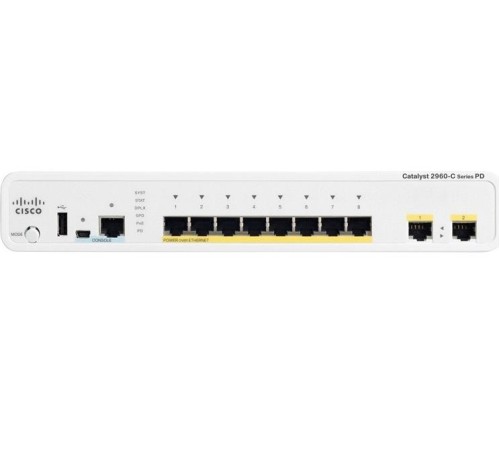 Комутатор Cisco WS-C2960CPD-8PT-L