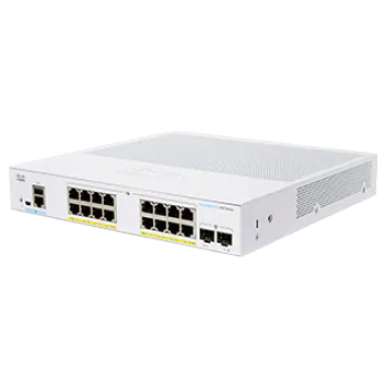 Комутатор Cisco CBS350-16P-E-2G-EU