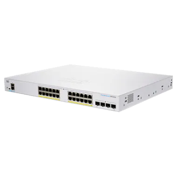 Комутатор Cisco CBS350-24P-4X-EU
