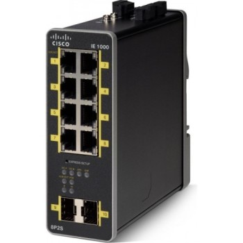 Комутатор Cisco IE-1000-8P2S-LM