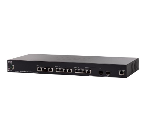 Комутатор Cisco SB SX350X-12 (SX350X-12-K9-EU) Комутатор Cisco SB SX350X-12 (SX350X-12-K9-EU)